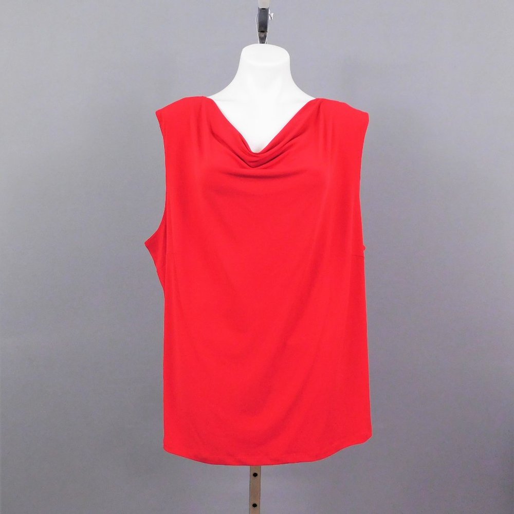 Merona Women Shirt Red 2X